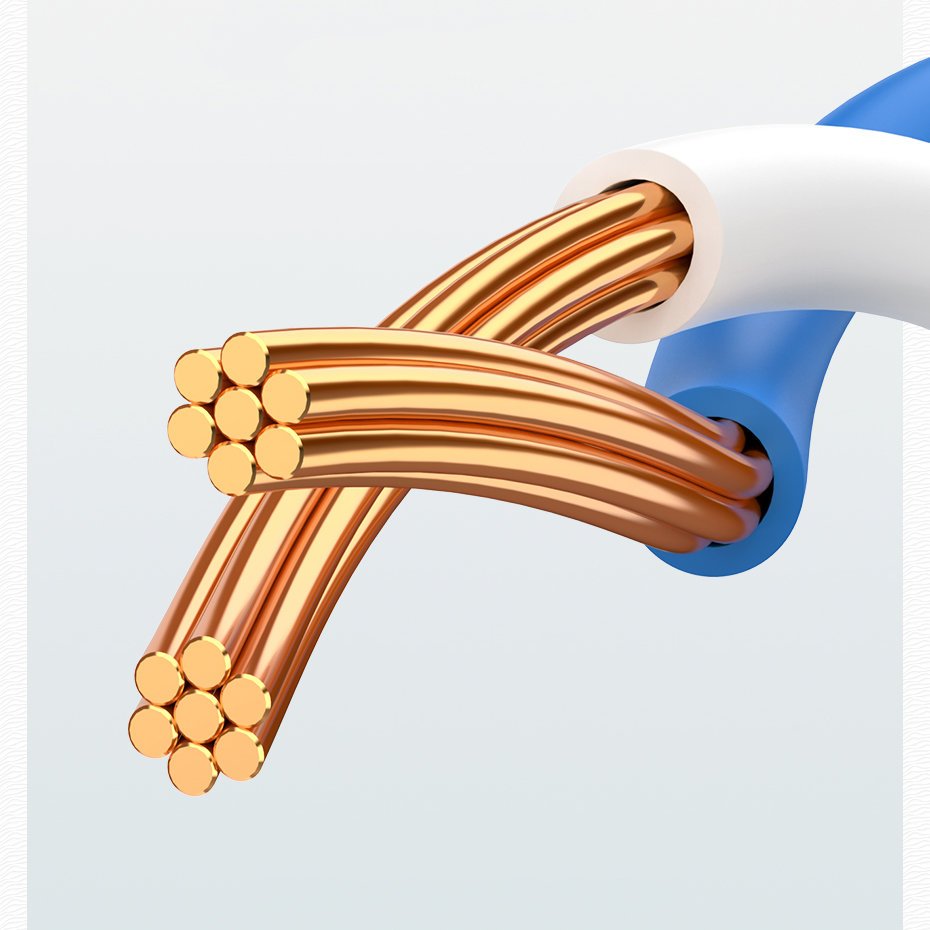 Cabo patchcord Ethernet Ugreen RJ45 Cat 6 UTP 1000 Mbps 2 m azul (NW102 11202)