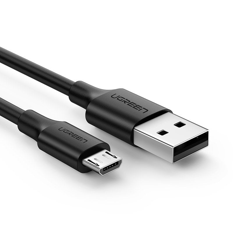 Ugreen USB - cabo de carregamento de dados micro USB 24 A 480 Mbps 15 m preto (US289 60137)