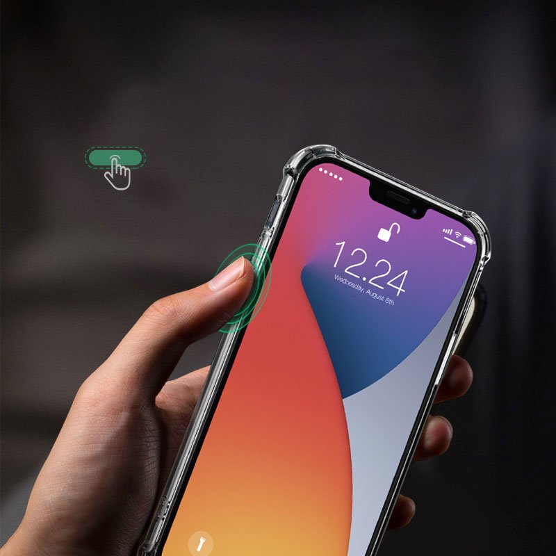 Capa de silicone protetora Ugreen capa de borracha flexível macia para iPhone 12 Pro - iPhone 12 transparente