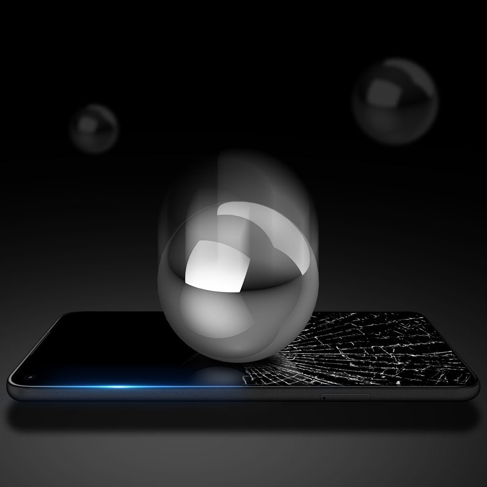 Protetor de tela resistente de vidro temperado Dux Ducis 10D totalmente coberto com moldura para Google Pixel 5 preto (capa amigável)