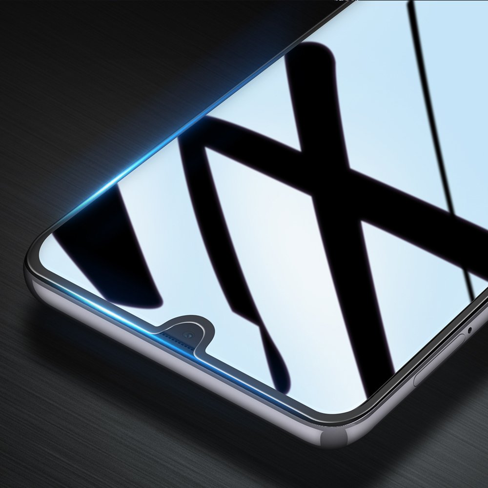 Protetor de tela resistente de vidro temperado Dux Ducis 9D totalmente coberto com armação para Samsung Galaxy M30s preto (case amigável)