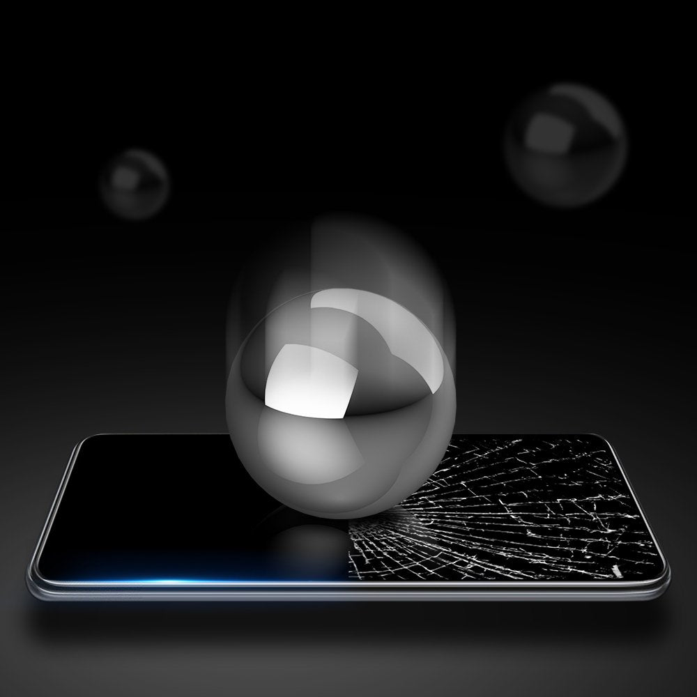 Protetor de tela resistente de vidro temperado 9D Dux Ducis 9D totalmente coberto com armação para Xiaomi Mi 10 Lite preto (case amigável)