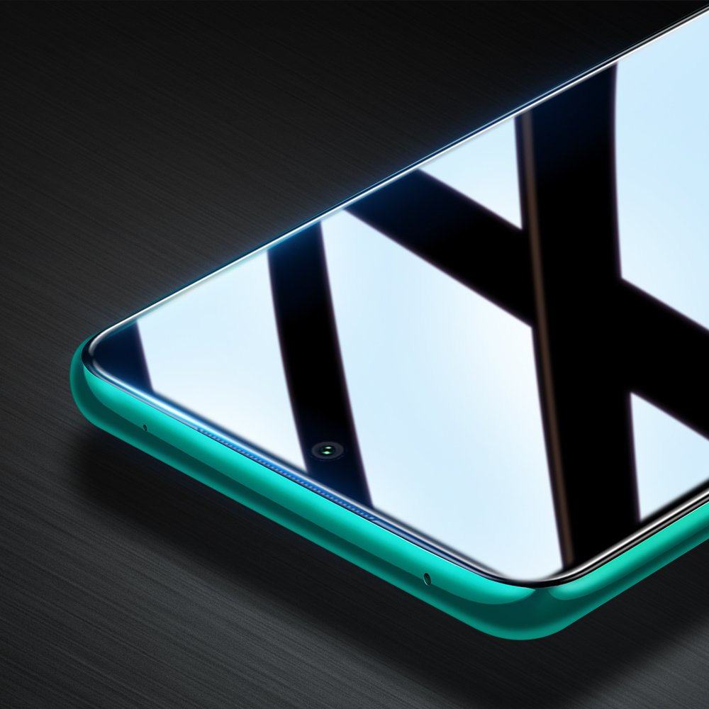 Protetor de tela resistente de vidro temperado Dux Ducis 9D totalmente coberto com armação para Xiaomi Redmi Note 9 Pro - Redmi Note 9S preto (case amigável)