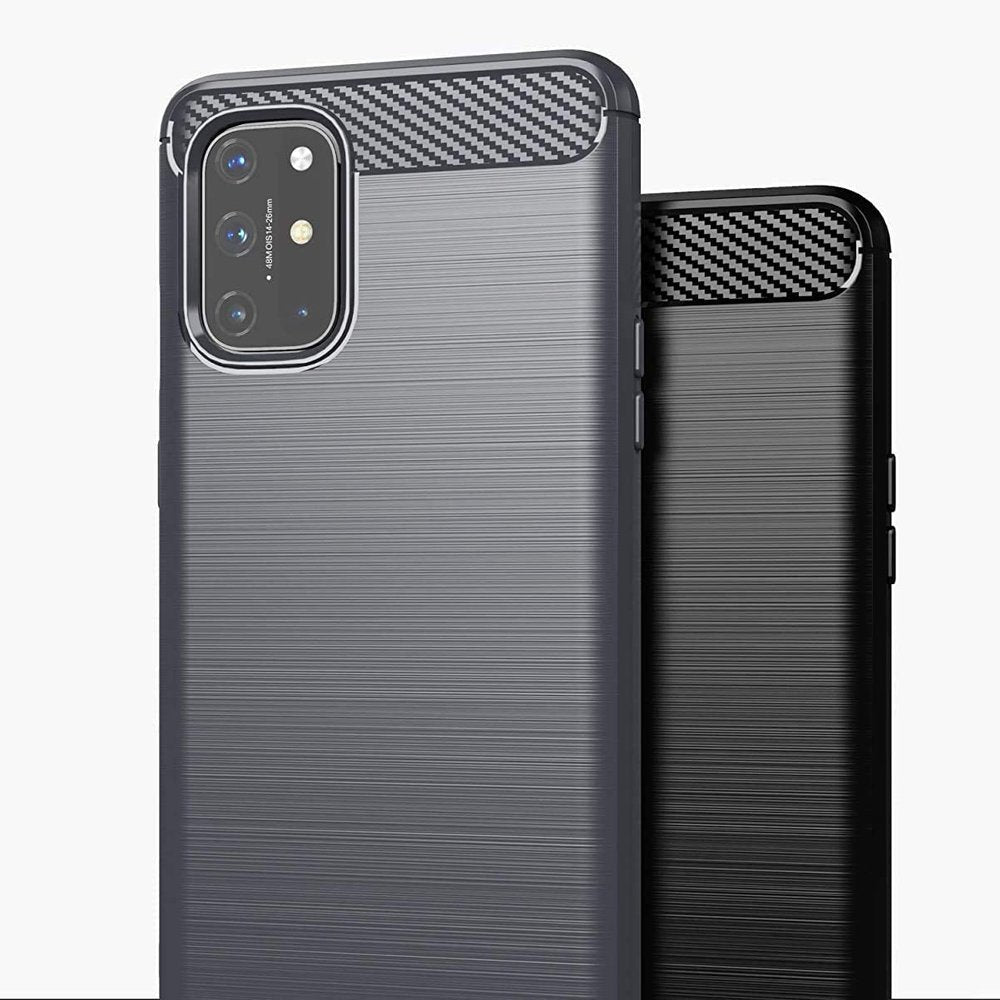 Estojo de carbono Estojo flexível de TPU para OnePlus 8T preto