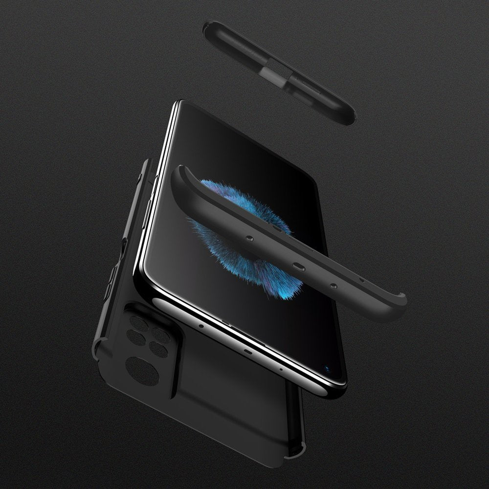 Capa de proteção frontal e traseira GKK 360 Capa de corpo inteiro Xiaomi Mi 10T Pro - Xiaomi Mi 10T preta