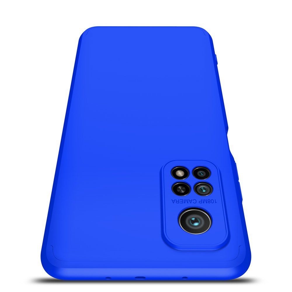 Capa de proteção frontal e traseira GKK 360 Capa de corpo inteiro Xiaomi Mi 10T Pro - Xiaomi Mi 10T azul