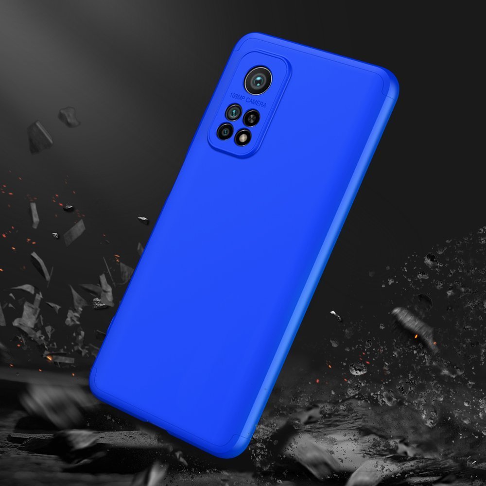 Capa de proteção frontal e traseira GKK 360 Capa de corpo inteiro Xiaomi Mi 10T Pro - Xiaomi Mi 10T azul