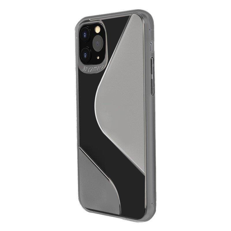 S-Case Capa Flexível TPU para iPhone 12 Pro - iPhone 12 preta