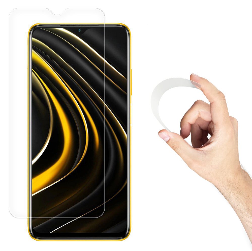 Protetor de tela híbrido de vidro Wozinsky Nano Flexi Vidro temperado para Xiaomi Poco M3 - Xiaomi Redmi 9T