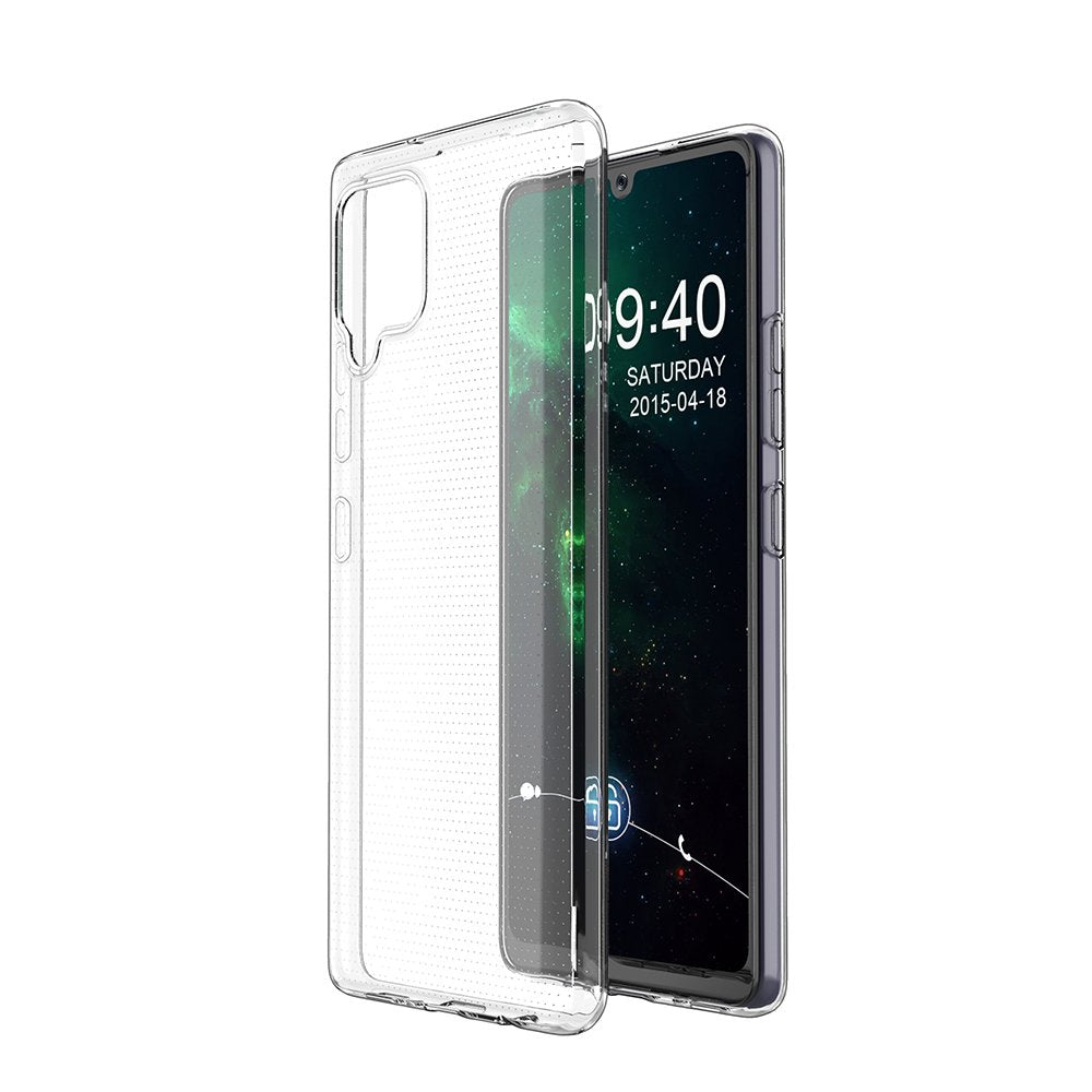 Capa ultra clara de 05 mm em gel TPU para Samsung Galaxy A12 - Galaxy M12 transparente