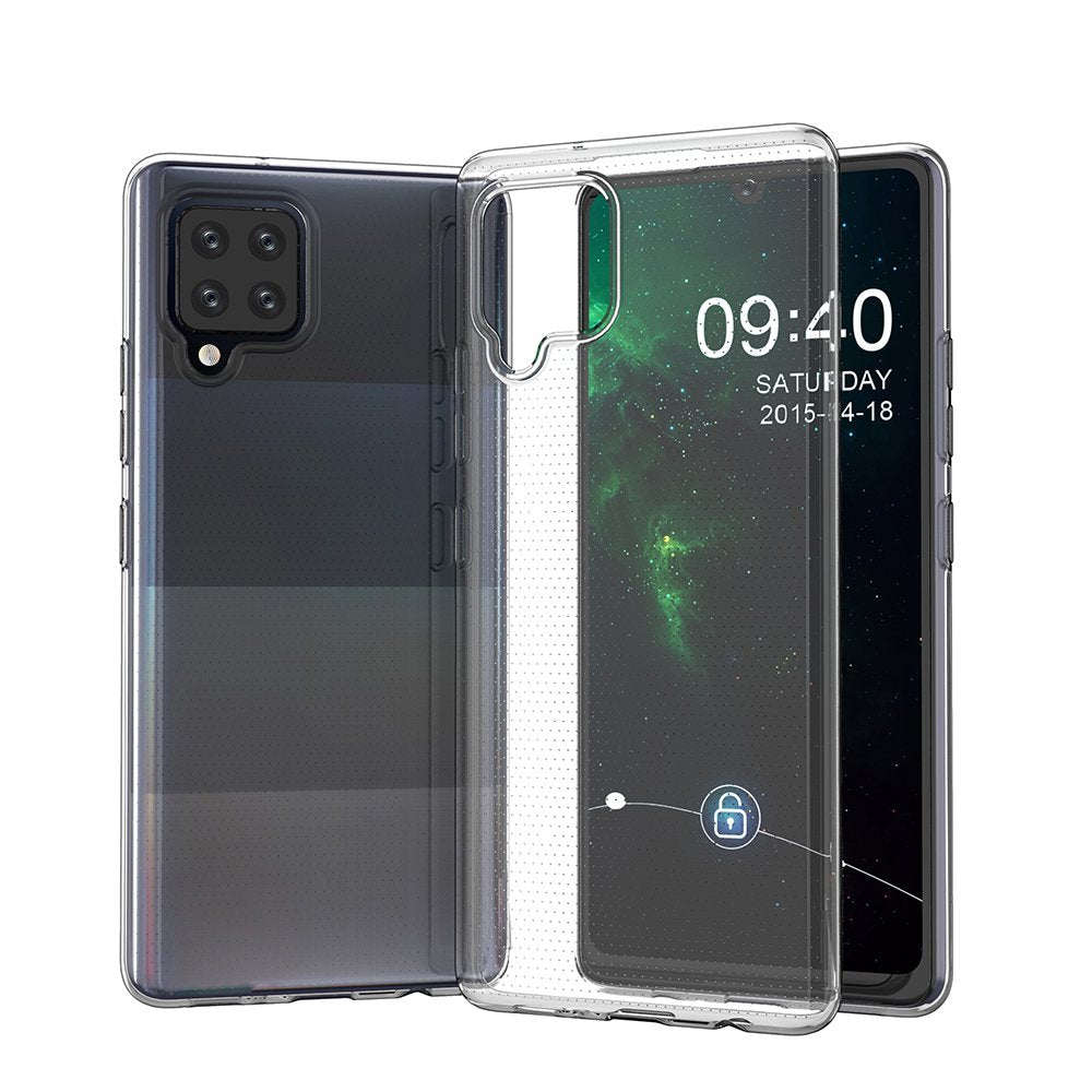 Capa ultra clara de 05 mm em gel TPU para Samsung Galaxy A12 - Galaxy M12 transparente