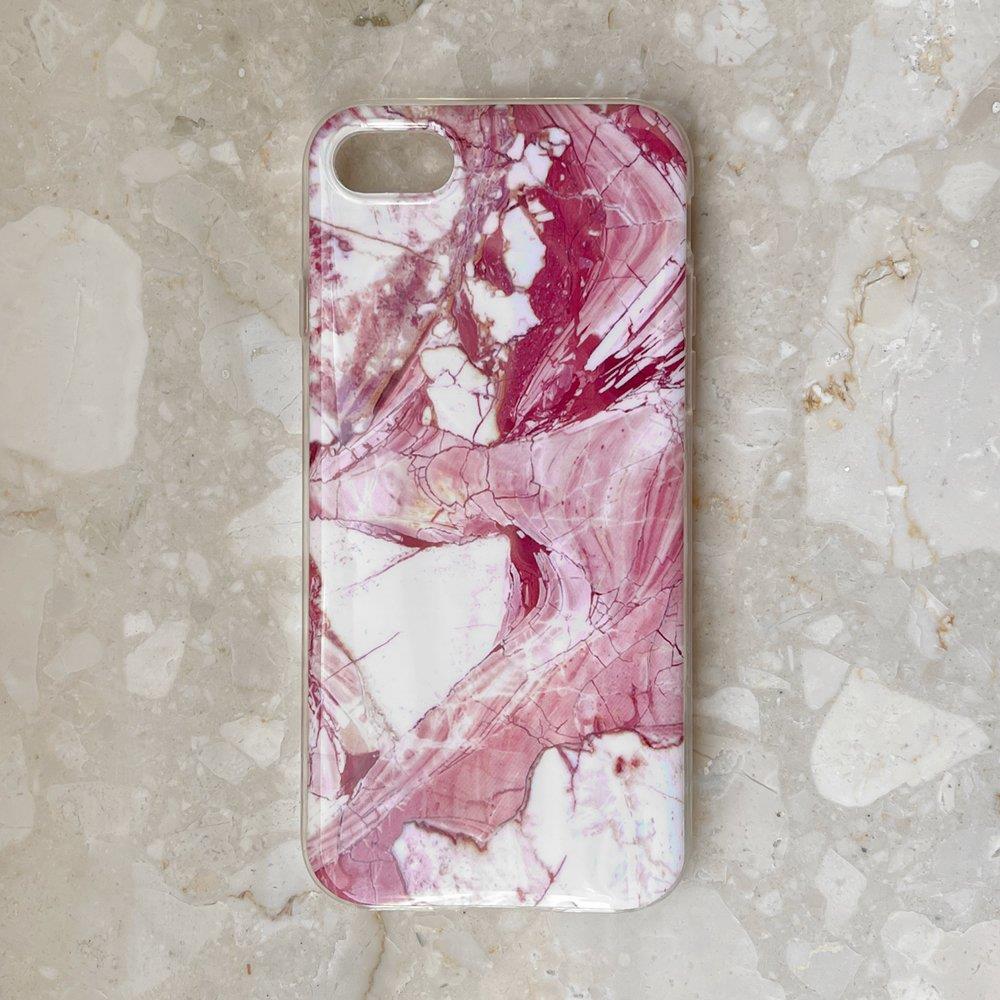Capa de capa Wozinsky Marble TPU para Samsung Galaxy S20 FE 5G rosa