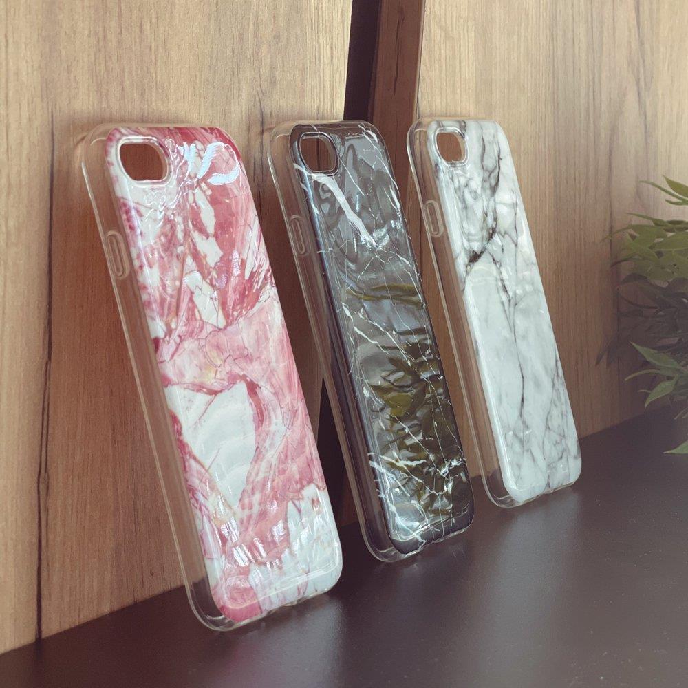 Capa de capa Wozinsky Marble TPU para Xiaomi Redmi 10X 4G - Xiaomi Redmi Note 9 rosa