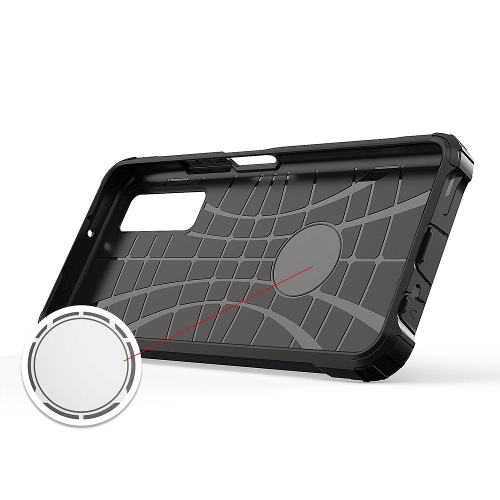 Capa Hybrid Armor Capa resistente e resistente para Huawei P Smart 2021 preta