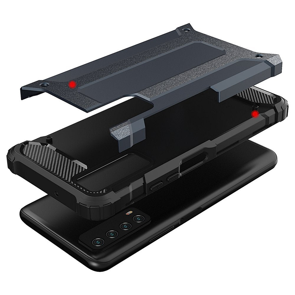 Capa Hybrid Armor Capa resistente e resistente para Huawei P Smart 2021 preta