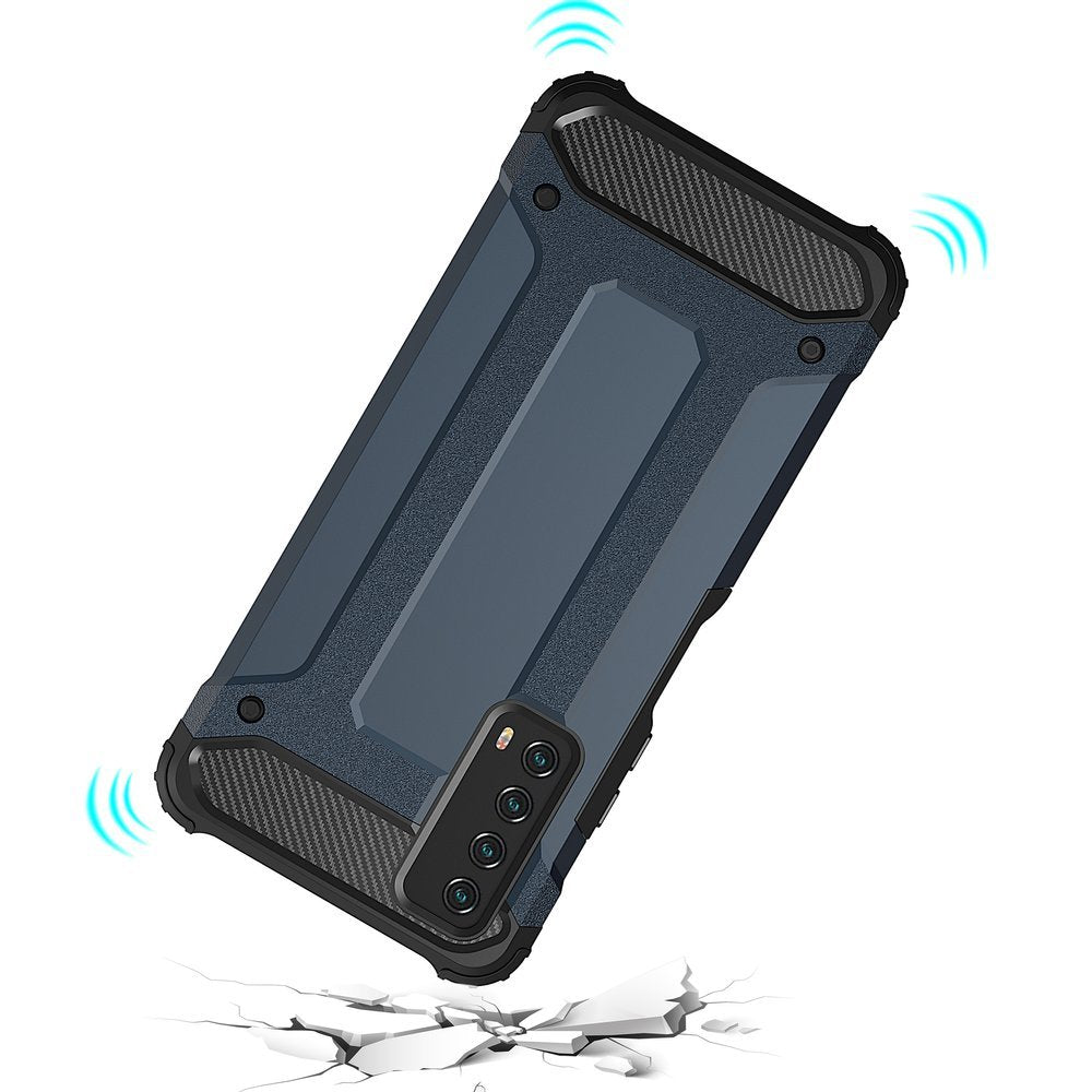 Capa Hybrid Armor Capa resistente e resistente para Huawei P Smart 2021 preta