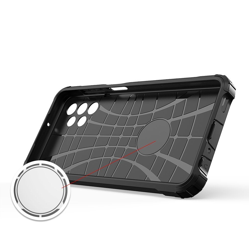 Capa Hybrid Armor Capa resistente e resistente para Samsung Galaxy A32 5G dourado