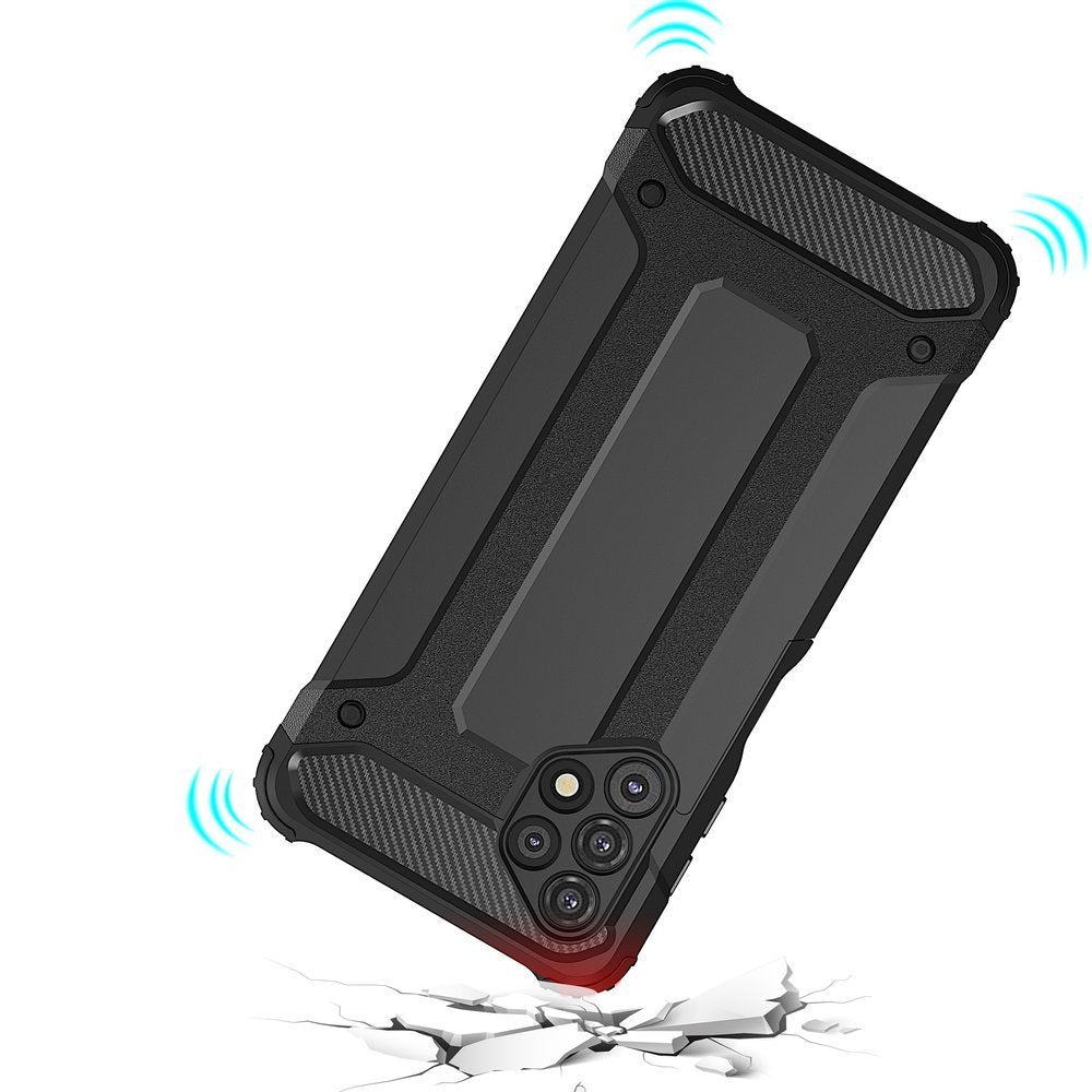 Capa Hybrid Armor Capa resistente e resistente para Samsung Galaxy A32 5G dourado