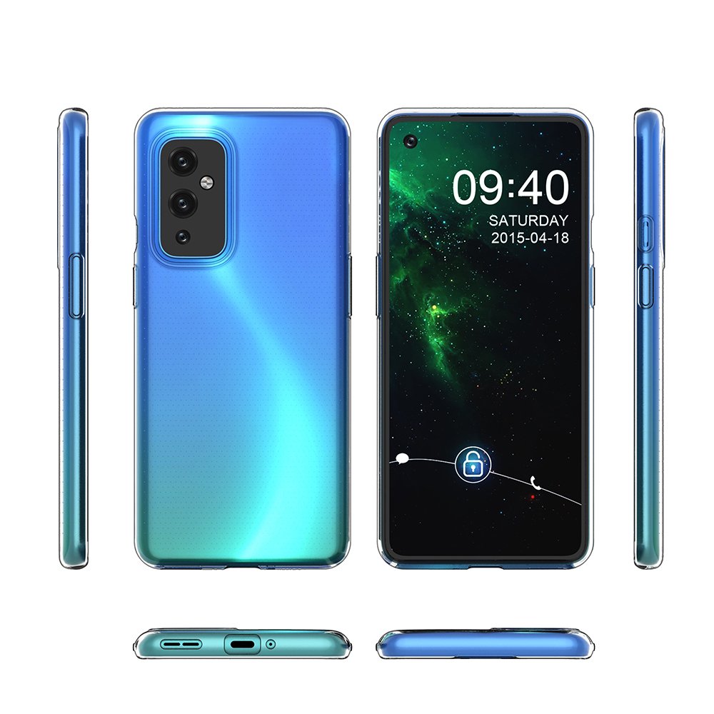 Capa de gel TPU Ultra Clear 05 mm para OnePlus 9 transparente
