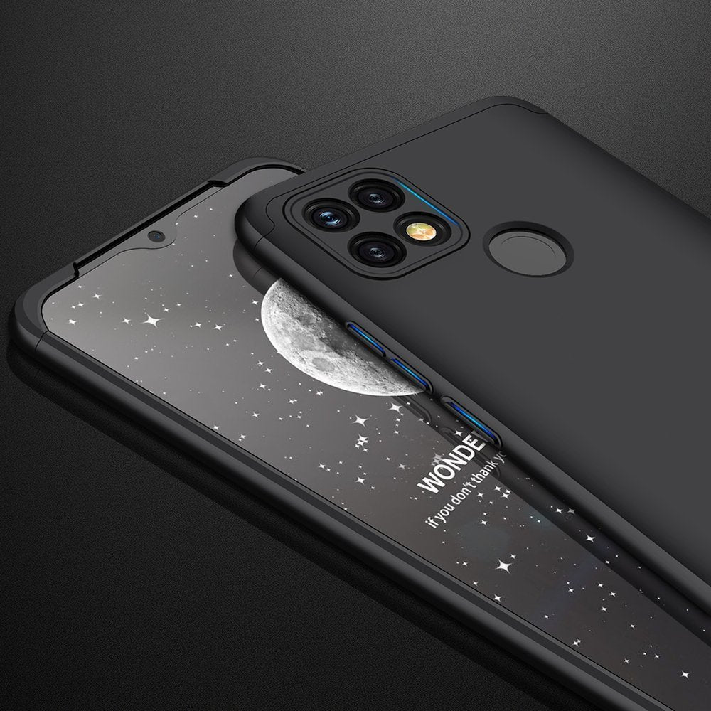 GKK 360 Capa de proteção frontal e traseira capa de corpo inteiro Oppo A15 preto