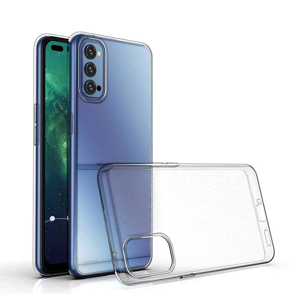 Capa Ultra Clear 05mm Gel TPU para Oppo Reno 4 transparente