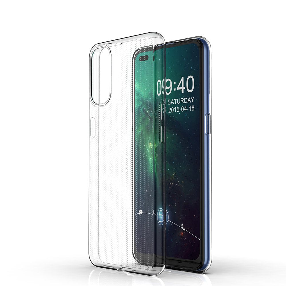Capa Ultra Clear 05mm Gel TPU para Oppo Reno 4 transparente