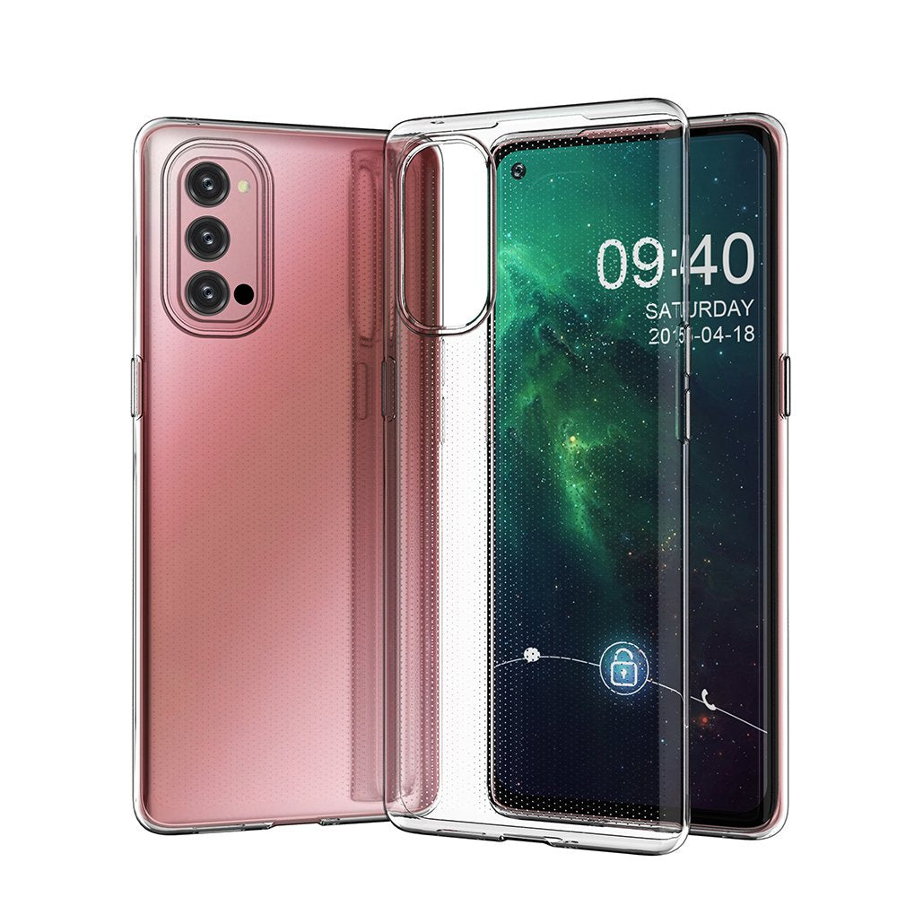 Capa Ultra Clear 05 mm Gel TPU para Oppo Reno 4 Pro 5G transparente