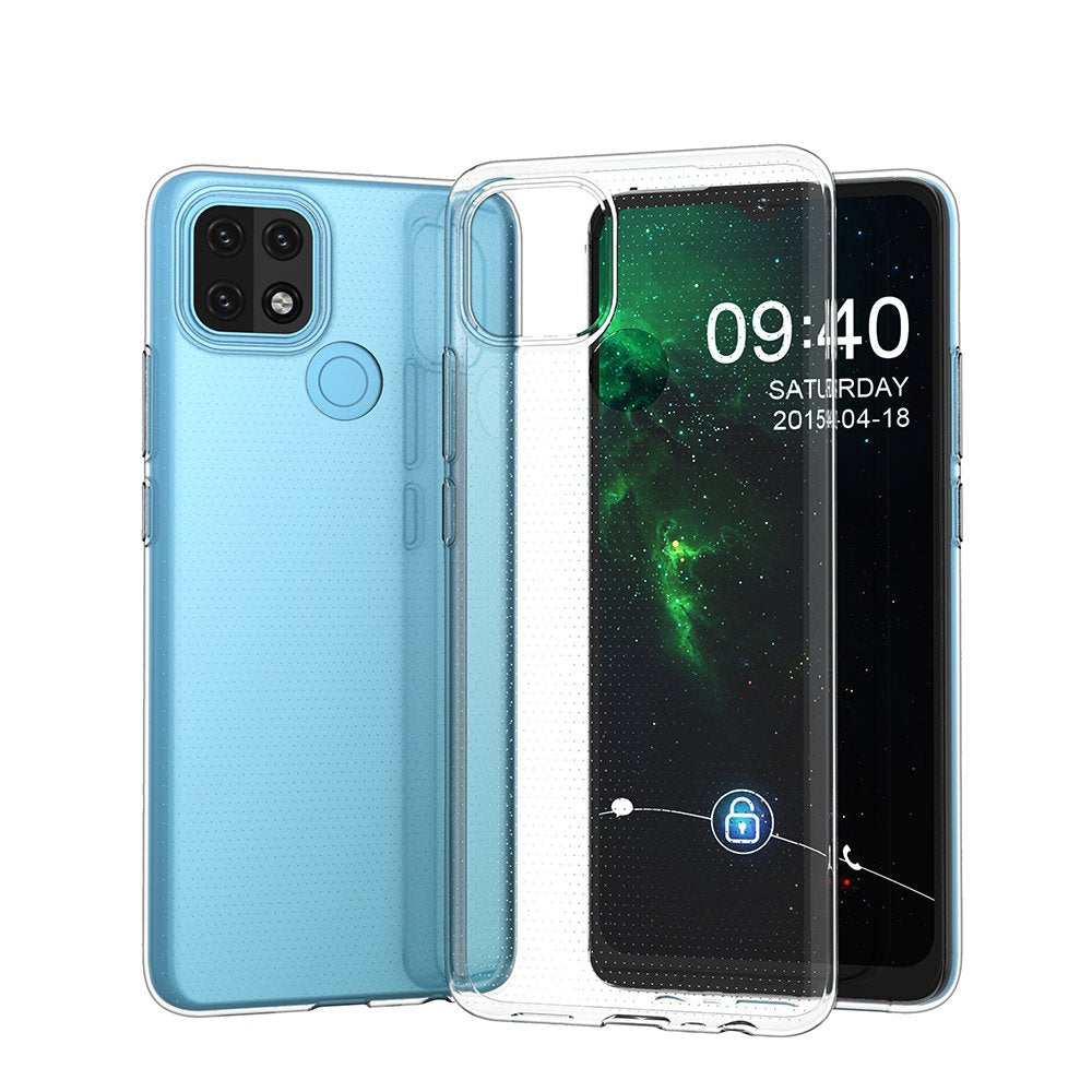 Capa Ultra Clear 05 mm Gel TPU para Oppo A15 transparente