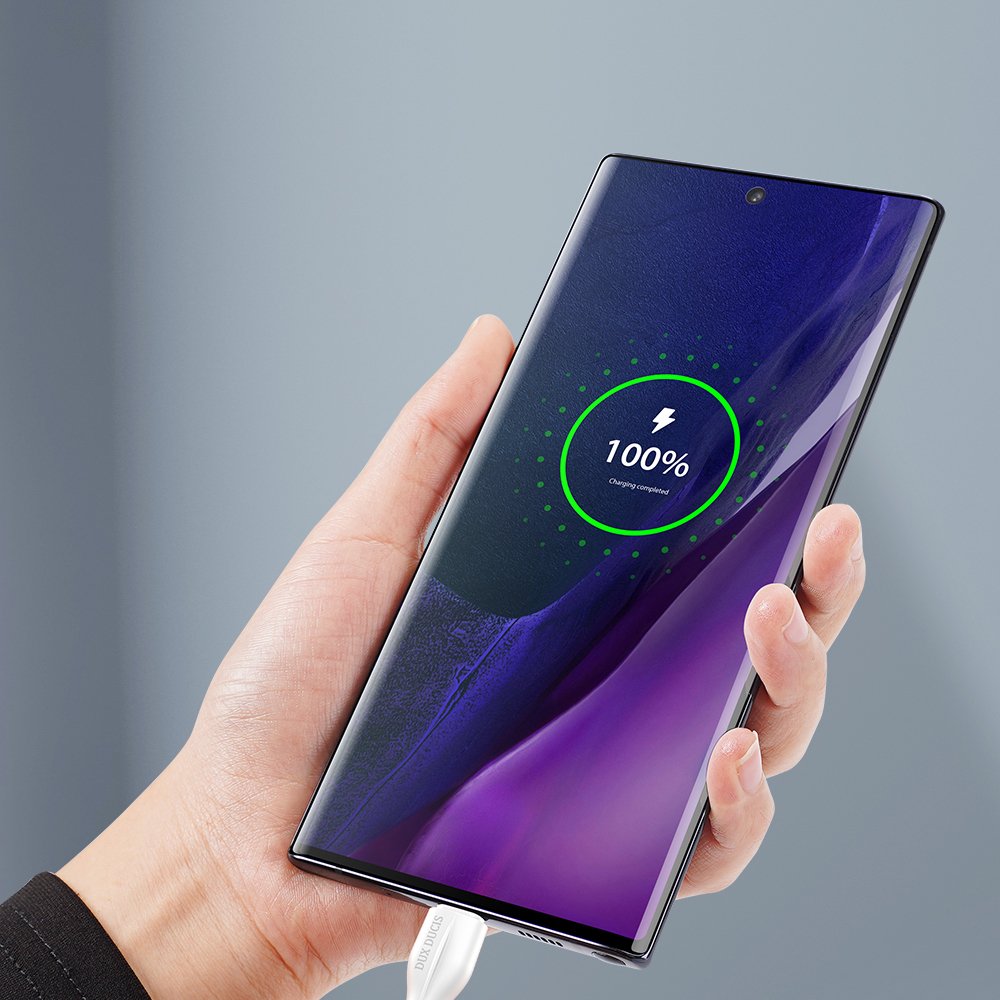 Dux Ducis KV USB Tipo-C - Cabo USB Tipo-C 60 W 3 A 1 m Power Delivery Quick Charge branco