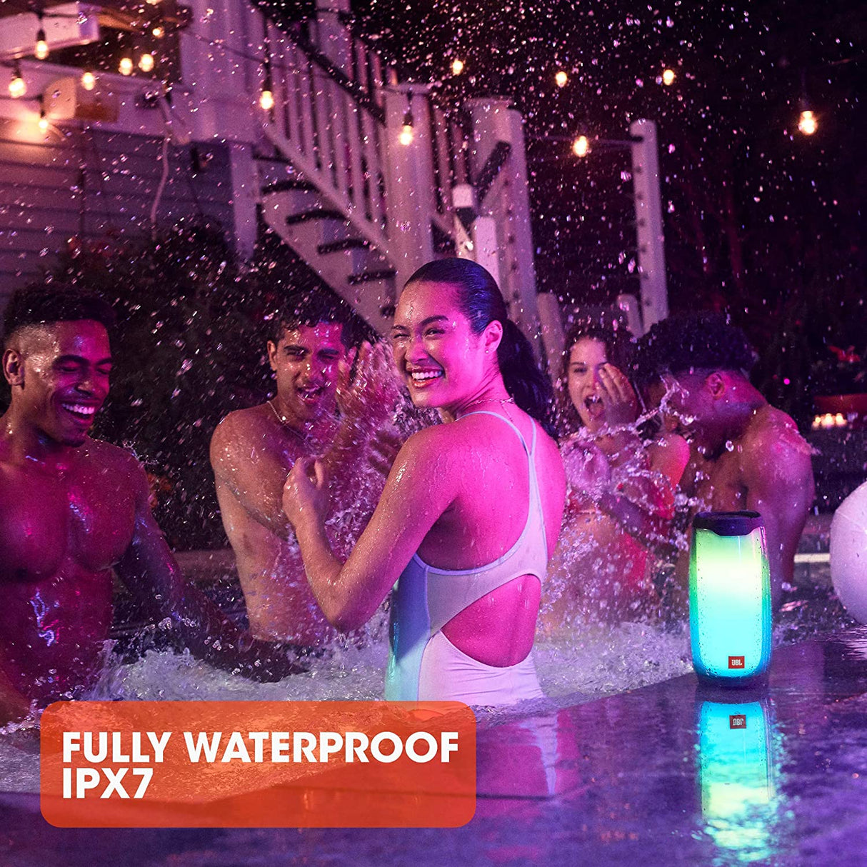 JBL Pulse 4 Branca Coluna Bluetooth