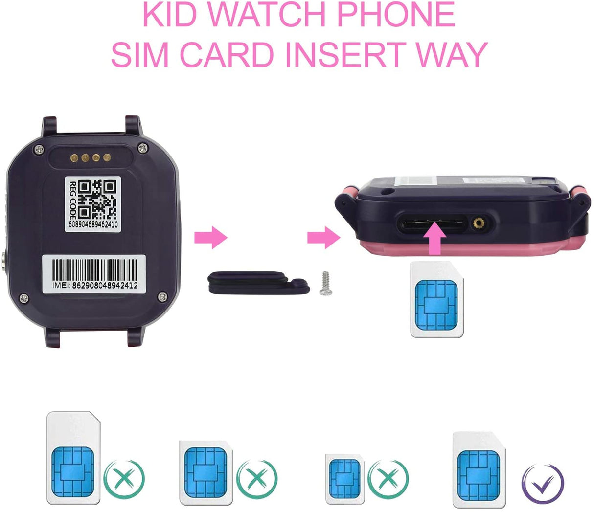 Smartwatch Kids S8 com Posicionamento GPS para Crianças