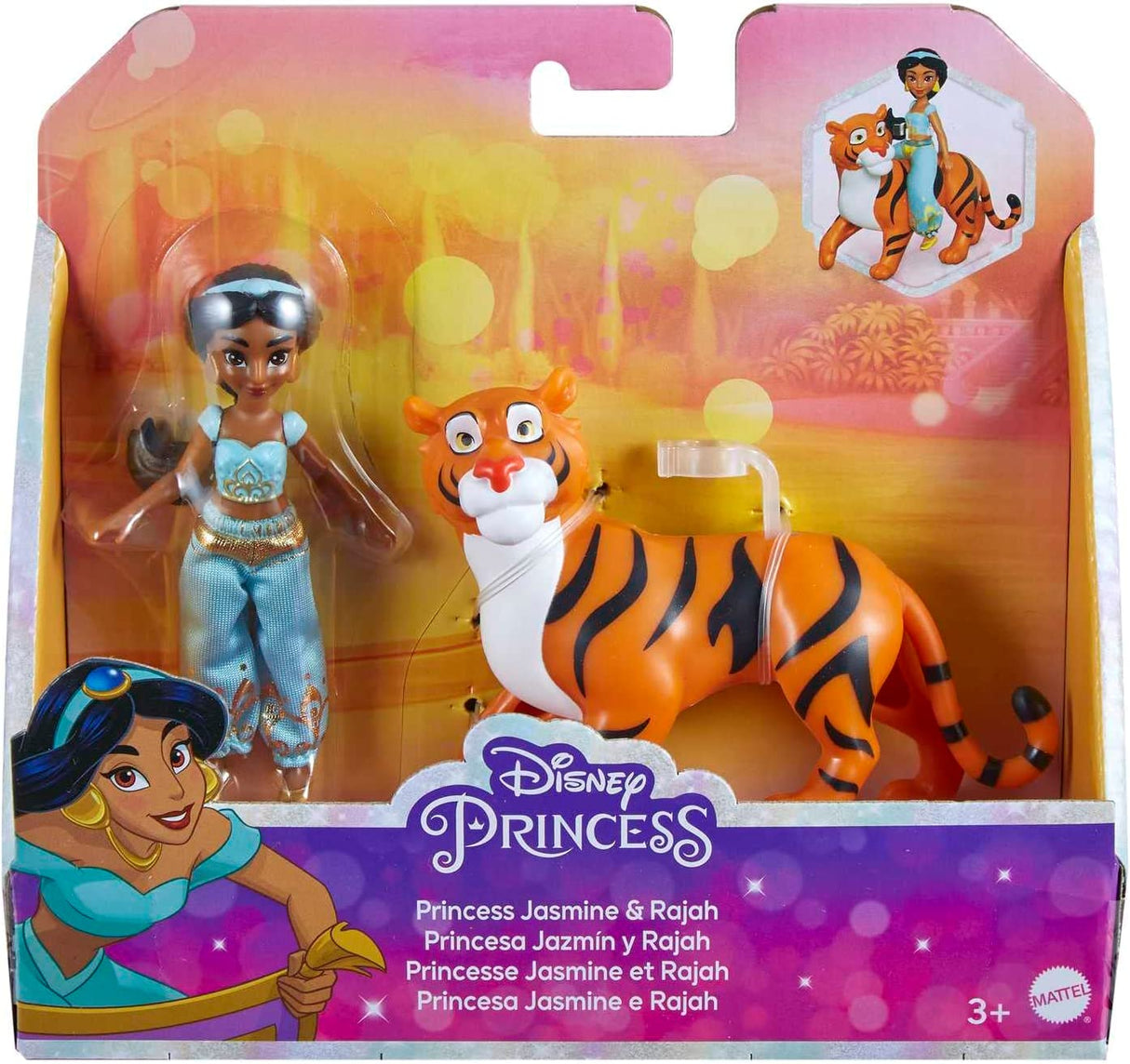 Figura Princesa Jasmine e Rajah