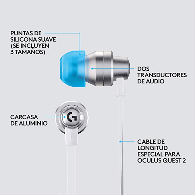 G 333 VR Auriculares Gaming para Oculus Quest 2