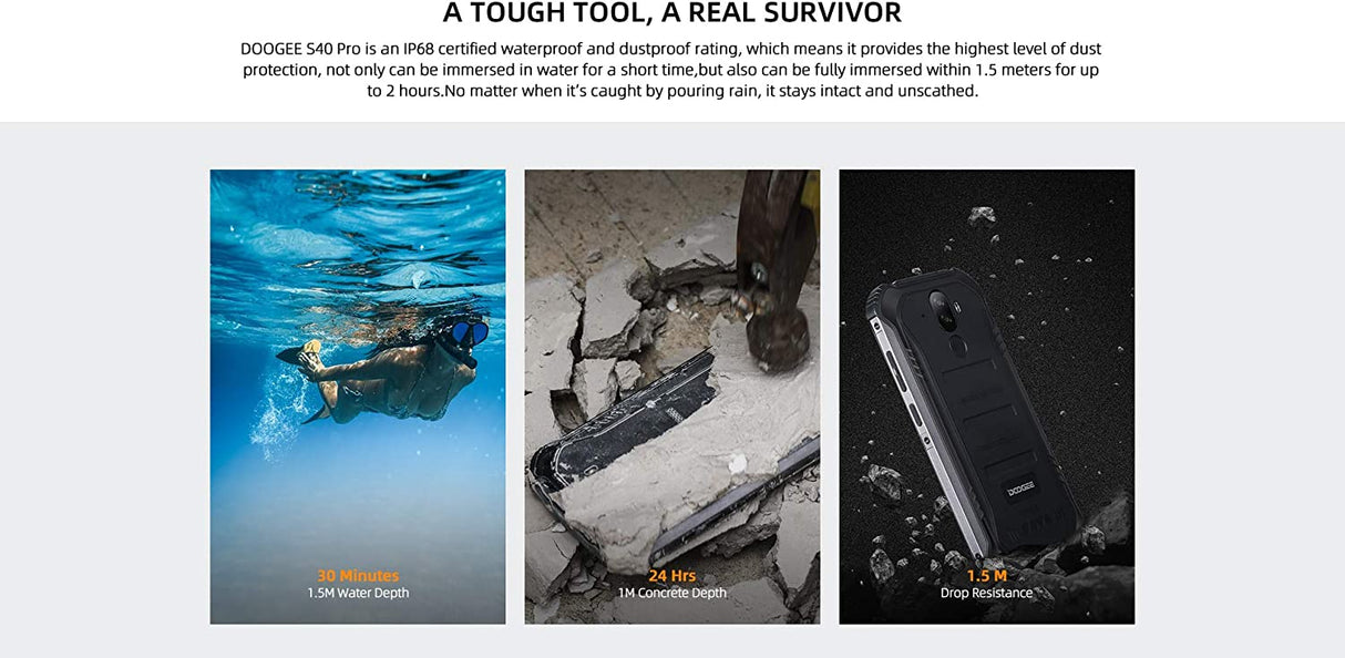 Doogee S40 Pro 4GB/64GB (Preto)