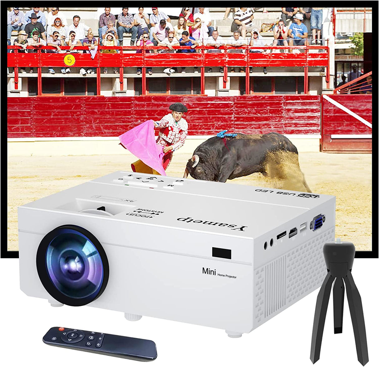 Projetor 1080P 10000 Lúmens Contraste 10000:1