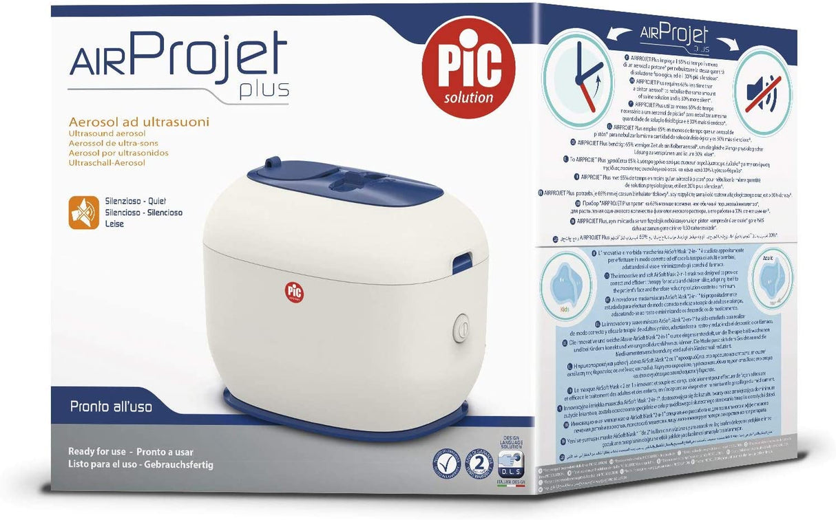 Nebulizador Pic Solution AirProjet Plus | Azul, Branco