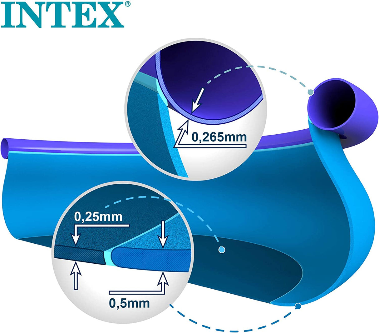 Intex 55238 - Piscina insuflável, Ø 305 x 61 cm, 3,077 litros