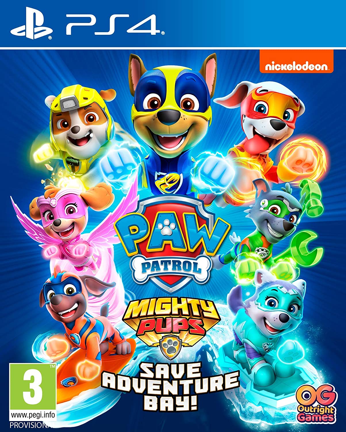 Jogo PS4 Paw Patrol Mighty Pups Save Adventure Bay!