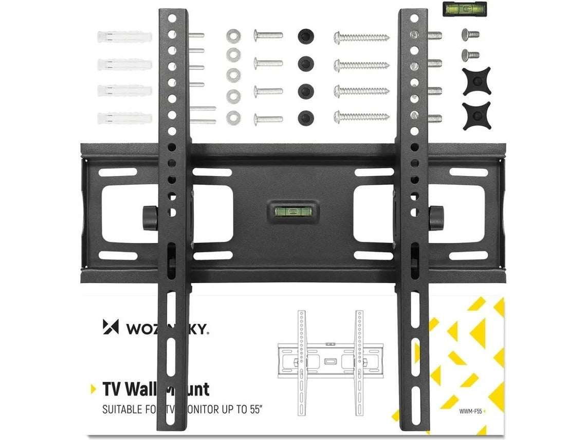 Wozinsky Suporte para TV de 55" ate 45 Kg para Parede Black