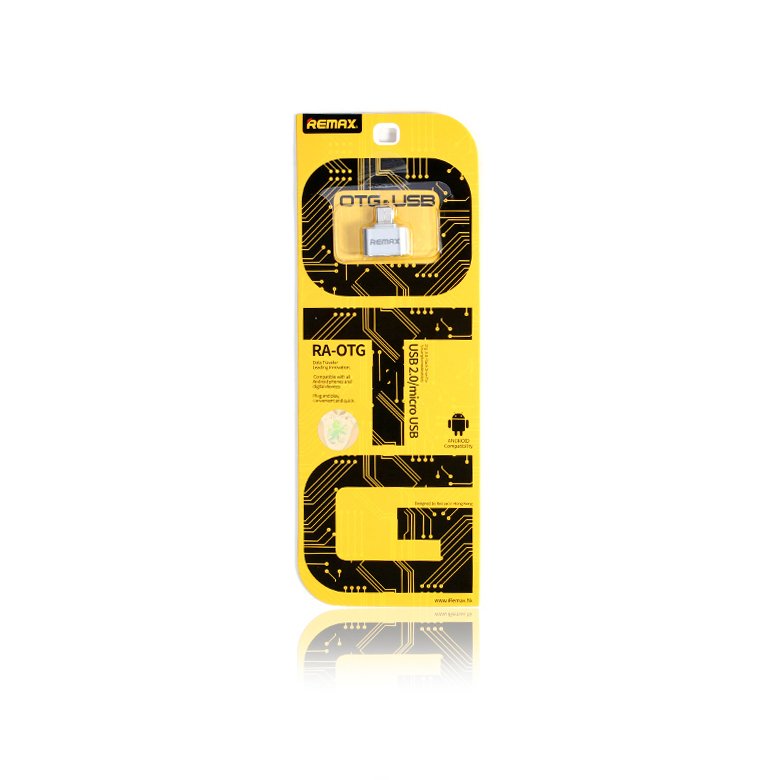 Adaptador USB OTG Remax prata