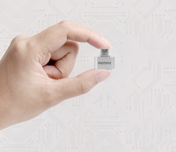 Adaptador USB OTG Remax prata