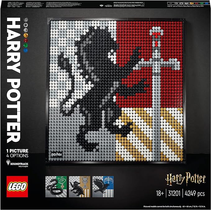 LEGO Art 31201 Harry Potter Hogwarts Brasões