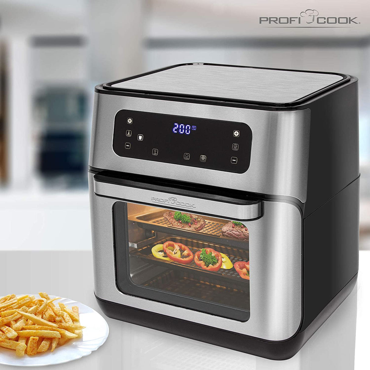 Proficook FR 1200 H Air Fryer 11L 8 Programas 1500W Fritadeira Sem Óleo