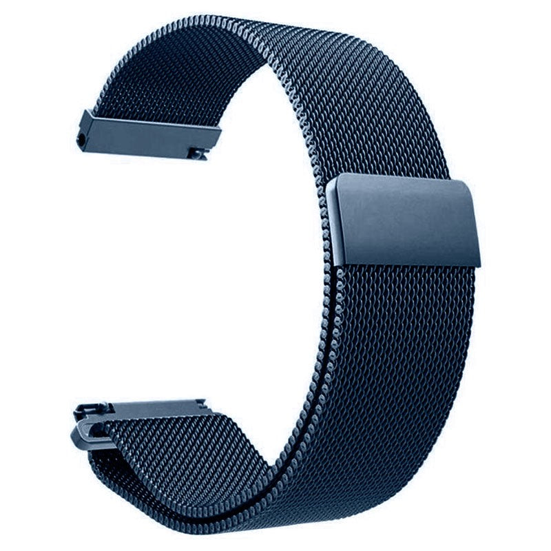 Pulseira de Substituição 20mm Xiaomi Amazfit GTS / Bip / Bip Lite / Bip S / GTR 42mm / Ticwatch / Huawei / Samsung Metal Milanesa (Azul)
