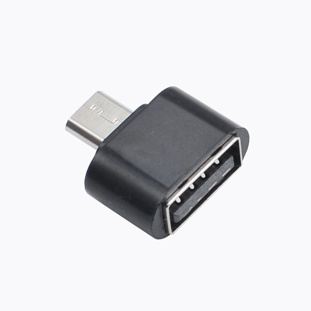 Adaptador OTG Micro USB para USB (Preto) - Multi4you®