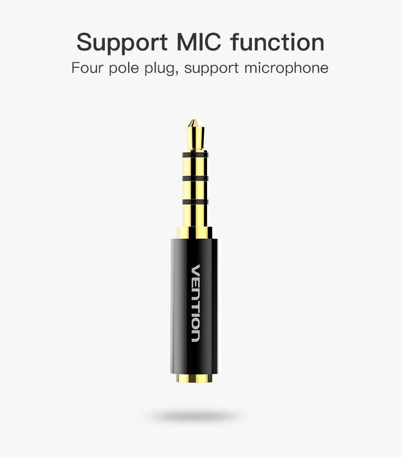 Adaptador Vention Jack 3,5mm para 2,5mm Fêmea