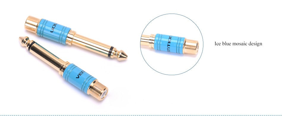 Adaptador Vention Jack 6,5mm para RCA Fêmea