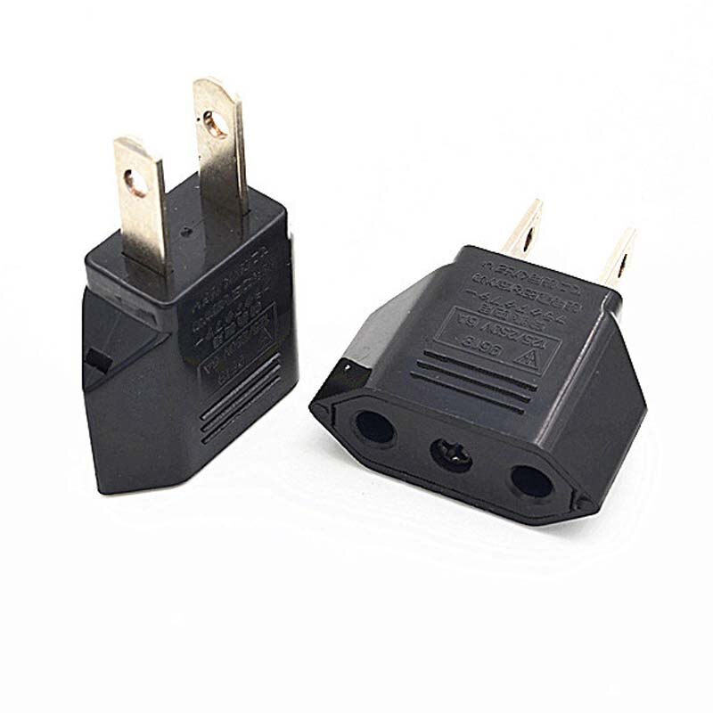 Adaptador de Tomada EU para EUA (Preto) - Multi4you®