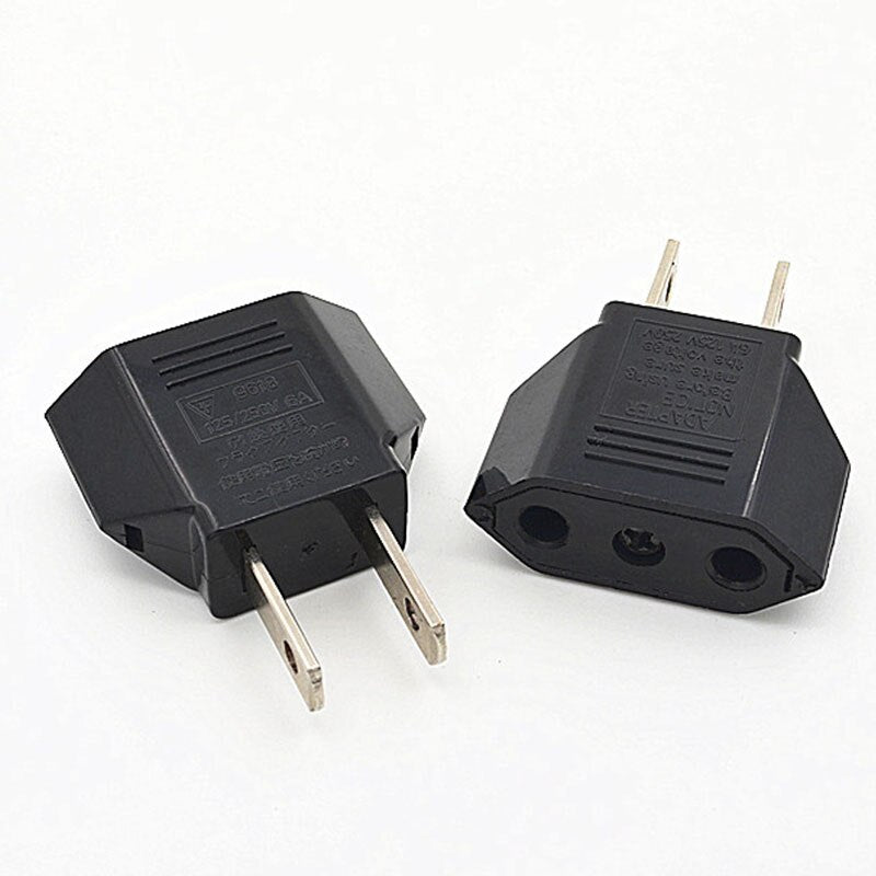 Adaptador de Tomada EU para EUA (Preto) - Multi4you®