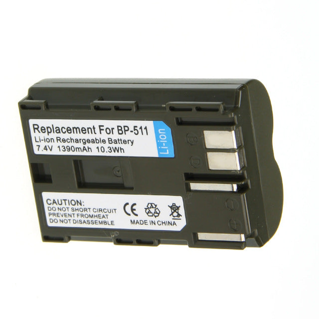 Bateria Compatível Canon BP-511 / BP-511A 1390mAh